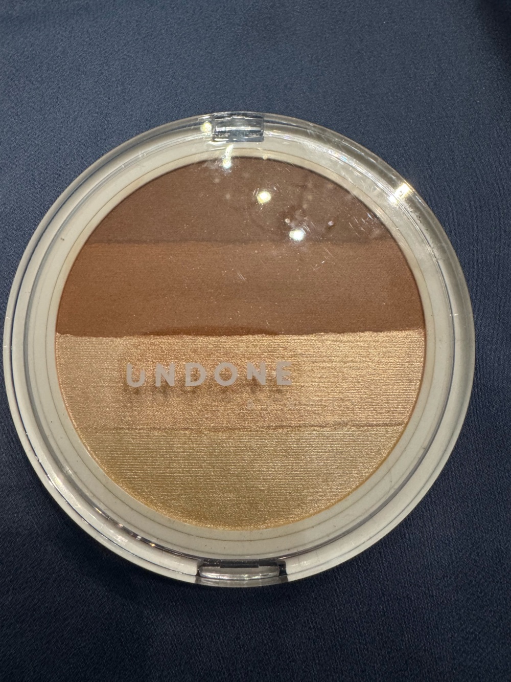 Undone Shimmer & Bronze Face Palette - Gold & Brown